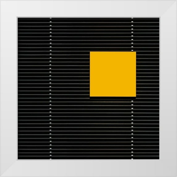 Vangindertael (laGrange), Luc 20x20 White Modern Wood Framed Museum Art Print Titled - Yellow square