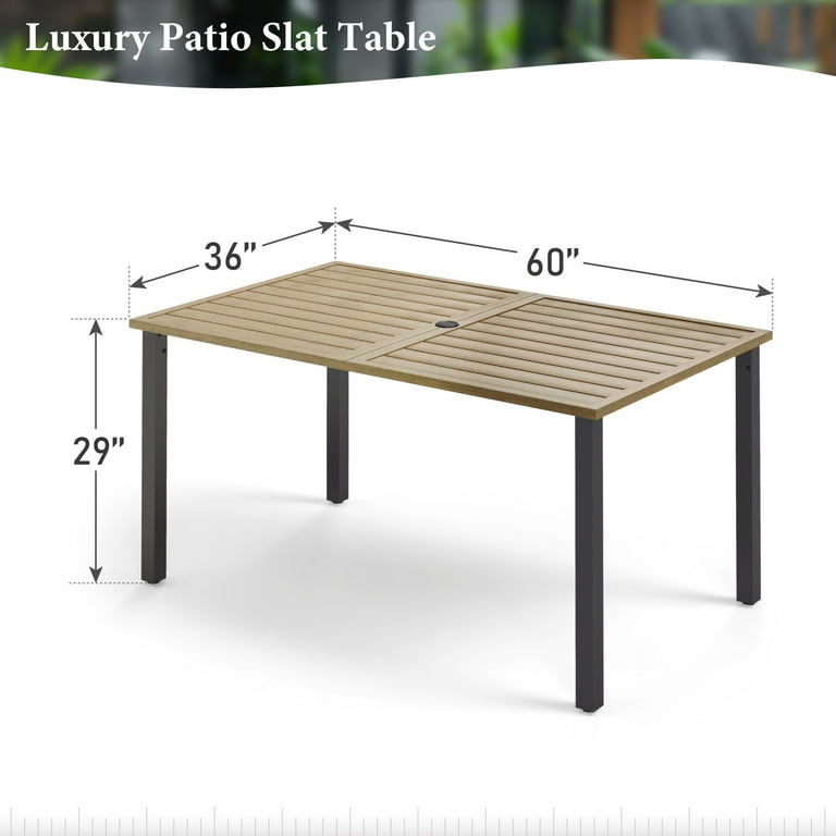 11 double layer patio umbrella Costway 11 PCS Patio Dining Set with 15ft Double-Sided Patio Umbrella (Base  Included) Orange