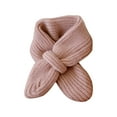 thumbnail image 2 of Hwmodou Kids Winter Warm Scarf Baby Soft Knitted Soild Boys Girls Scarf Knit Scarves Cute Fuzzy Scarves, 2 of 3