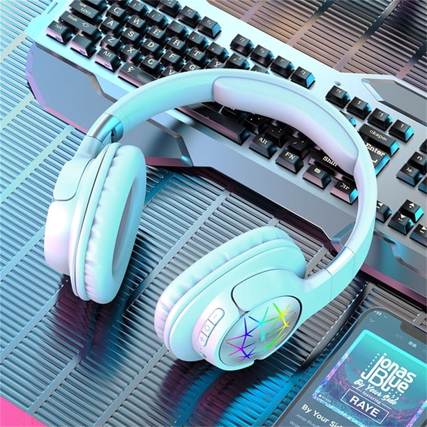 Auriculares Bluetooth, Auriculares inalámbricos, Auriculares Bluetooth de diadema, Auriculares inalámbricos Bluetooth, Teléfonos móviles, Computadoras, Batería universal, Auriculares para juegos de eS