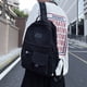 thumbnail image 5 of Mochilas Escolares Simples Informales Versátiles Y Colores Contrastantes para Escuela Primaria Y Secundaria Mochila Informal 3262 (negro), 5 of 9