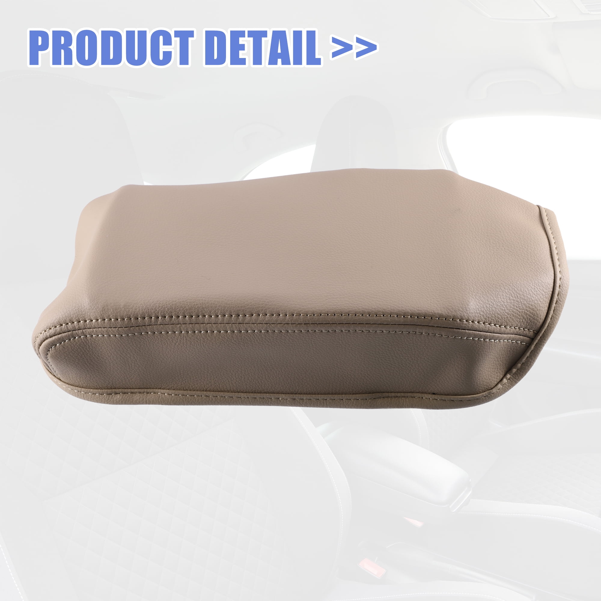 Unique Bargains Center Console Armrest Box Cover for Honda Civic 2012-2015 Beige