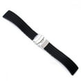 thumbnail image 3 of Wuffmeow Silicone Rubber Watch Strap Waterproof Band Deployment Buckle 18/ 20/22/24mm, 3 of 6