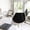 Black, variant on HHBEAUTY Hammock Chair, Hanging Basket Seat, Washable Wicker Outdoor Swing Cushions, Waterproof & Sun-Resistant