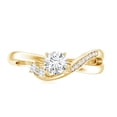 thumbnail image 4 of Rosec Jewels Lab Diamond Promise Engagement Ring - EF-VS Grade- Ready to Gift for Valentines, 14K Yellow Gold, US 6.00, 4 of 8