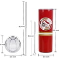 thumbnail image 6 of San Francisco Tumbler Cup Football Tumbler with Flip Lid and Straw - San Francisco Gifts for Men -Insulated Stainless Steel Cup Travel Mug -20 OZ Coffee Travel Mugs for Women, 6 of 6