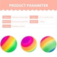 thumbnail image 4 of 8.5 Inch Gradient Rainbow Playground Ball for Kids Soft Outdoors Activity Parent Child PVC Bouncy Kick Ball for Backyard Park and Beach Outdoor Fun Type5, 4 of 9