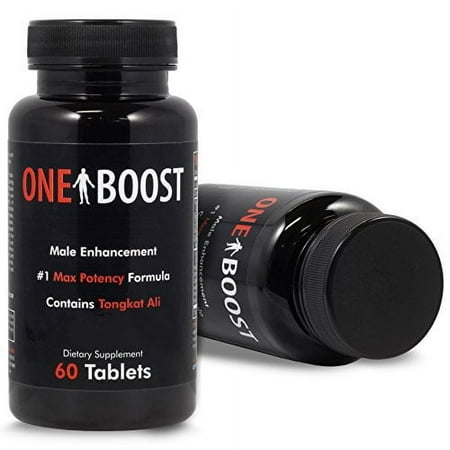 One Boost Testosterone Booster, Tongkat Ali - Naturally Support Low T Quickly, Increase Energy & Stamina - Potent Rescue (2 Bottles)