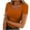 Orange, variant on JUUYY Womens Summer Casual Short Sleeve T-Shirts Square Neck Slim Fit Trendy Ribbed Knit Tops for Women Coffee XL