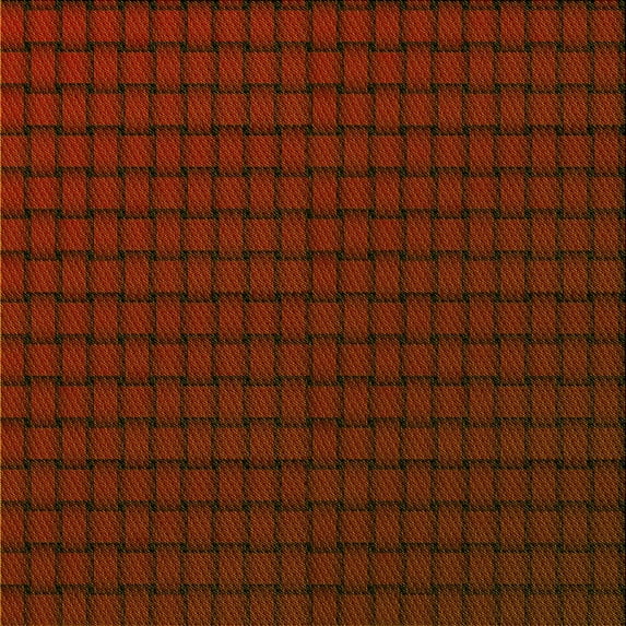 Ahgly Company Indoor Square Patterned Mahogany Brown Area Rugs, 7' Square