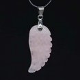 thumbnail image 2 of Colgante de alas de ángel de cristal natural europeo y americano Colgante de alas de ángel talladas Colgante de collar de mujer de moda, 2 of 5