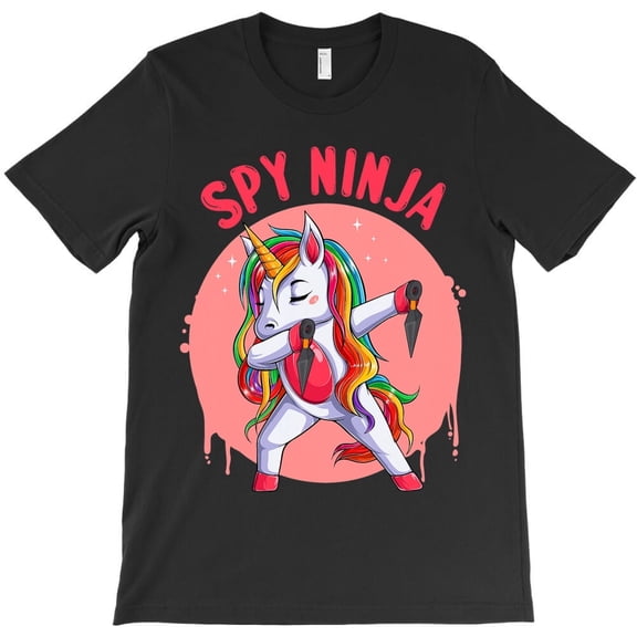 Cool Gaming Spy Unicorn Ninja Funny Gamer Boy Girl Kids Graphic - Daily Wear Essential H15941 T-Shirt, for Men and Women, Up to Size 5XL