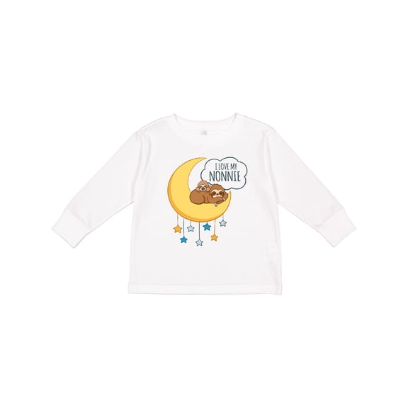 Inktastic I Love My Nonnie Boys or Girls Long Sleeve Toddler T-Shirt