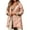 Khaki, variant on Lady's Winter Coat Baeitkot Lady's Winter Casual Loose-fitting Hooded Mid-length Quilted Warm Coat Khaki XXL
