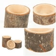 thumbnail image 6 of Arborister Wooden Tea Light Candle Holder Set for Wedding Table Centerpieces, 6 of 10