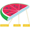 thumbnail image 5 of COMFY FLOATS Mesh Memory Foam Roll Up Pool Float Lounger, Watermelon, 5 of 5