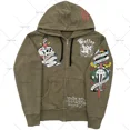 thumbnail image 3 of Sudadera con capucha gótica nueva Y2K con estampado de calavera retro americana, sudadera con capucha holgada de estilo punk hip hop rock, sudadera deportiva para parejas, moda urbana, 3 of 5