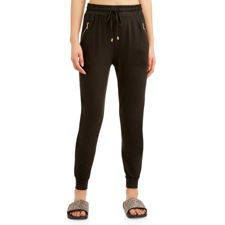 Eye Candy - Juniors' Peached Zip Pocket Joggers - Walmart.com