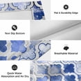 thumbnail image 6 of Blue Morocco Outdoor Rug for Patio/Deck/Porch, Non-Slip Large Area Rug 6 x 9 Ft, Vintage Graffiti Paint Art Boho Dappled Indoor Outdoor Rugs Washable Area Rugs, Reversible Camping Rug Carpet Runner, 6 of 8