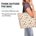 thumbnail image 2 of Easygdp Wine Bottles With Grapes Bolsas Tote para Mujer, Bolsos de Hombro para Viaje, Bolsos de Mano de Gran Capacidad para Compras y Trabajo, 2 of 8
