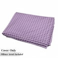 thumbnail image 5 of Mauve Floor Pillow Lounger Cover, Retro Polka Dots Background Nostalgic Feminine Girls Fashion Pattern, Nap Mat Printed Fabric Case for 5 Pillows, 88" x 27", Plum Lilac, by Ambesonne, 5 of 5