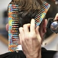 thumbnail image 1 of Peine de pelo duradero, peine de peluquería sin estática, cepillo profesional de para salón para todo tipo de cabello, desenredante, , Peine de anchos Peine de dientes anchos Salvador peine, 1 of 8