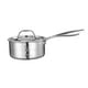 thumbnail image 5 of Cacerola con tapa Olla con asa Olla para leche Estufas universales multiusos plateado, 5 of 9