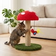 thumbnail image 3 of Vibrant Life Mushroom Cat Scratching Post, Multicolor, 17.32", 3 of 8