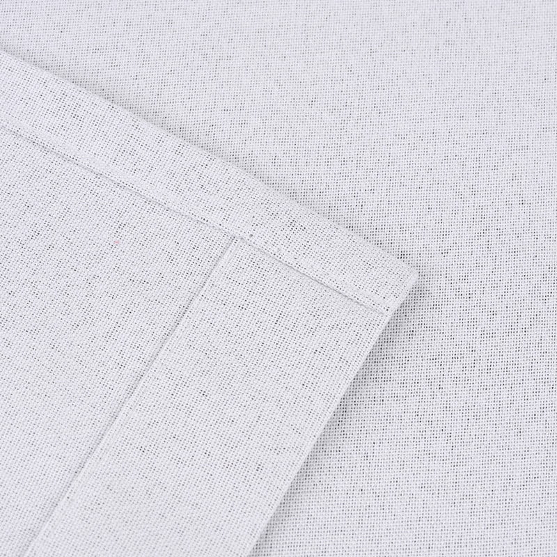 Superior Neal 100% Blackout Curtains Set of 2, Grommet Curtain Pannel Pair, Platinumn, 52"W x 108"L