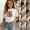 Beige, variant on Y-Sunset Girls' UK Flag Cinched Waist T-Shirt, Round Neck Short Sleeve Printed Tee, Casual Breathable Top for Kids & Teens(Beige/3-4Years)