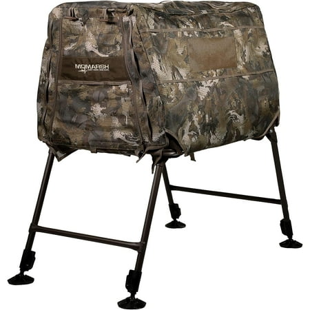 Momarsh Invisi Lab Dog Blind Waterfowl Hunting & Gun Dogs -Optifade Timber
