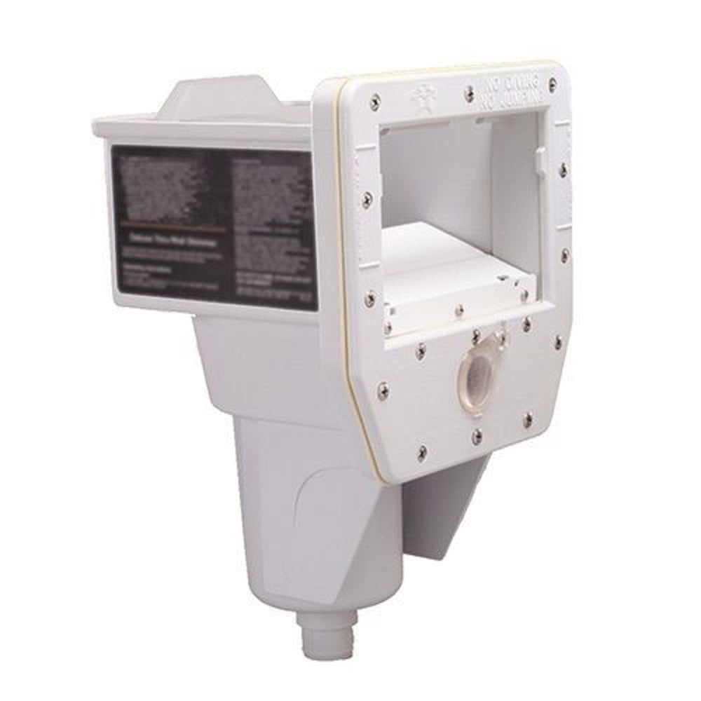 Lomart 14315006 ThruWall Skimmer White with Return Fitting 14315