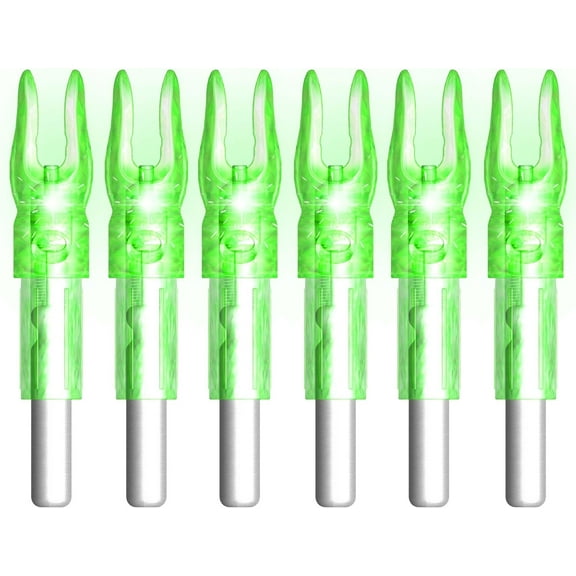 6PCS G X H S GT Led Lighted Nocks for Arrows with .165 .204 .233 .244 .246 Inside Diameter,Screwdriver Included