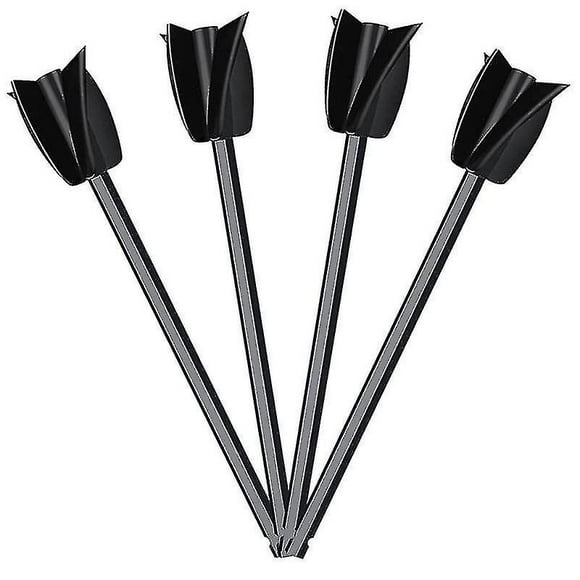 4pcs Epoxy Mixing Stick Paint Stirring Rod Putty Cement Paint Mixer Attachment With Drill Chuck Compatible With