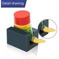 thumbnail image 2 of Exprimidor de tubo rodante Oso de Fresa Dispensador de pasta de dientes giratorio 3 piezas mezcla de colores, 2 of 6