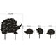 thumbnail image 3 of Estacas De Metal Para Jardín, Estacas De Metal De Erizo, Estatuas Decorativas De Silueta De Animales De Arte De Metal Para Patio, Estacas De Animales De Erizo Negro Para Patio, Césped, Porche, Decorac Muyoka Hogar, 3 of 6
