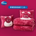 thumbnail image 3 of Manta de franela de Disney Pixar Toy Story Hamm, manta de siesta engrosada, decoración de Navidad, regalo, dos en uno, Kawaii Stitch, 3 of 5
