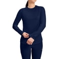 thumbnail image 3 of Cherokee Underscrub Long Sleeve Women Tee Modern Fit with Shirttail Hem - CK773, 3 of 8