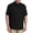 BLACK, variant on Big and Tall Essentials by DXL Men's Poplin Short-Sleeve Sport Shirt, Grey, 5XLT