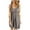 Gray, variant on IROINNID V-Neck A-Line Dress For Women Solid Color Off Shoulder Waist Sleeveless Dress Comfort Waist Dress