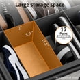 thumbnail image 2 of Under Bed Shoe Storage Organizer, 2 Pack Foldable Underbed Shoes Containers with Handle,Shoe Rack Organizer Total Fits 24 Pairs of Shoes, Gray, 2 of 9