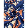 thumbnail image 4 of Men's Hawaiian Shirt Color Block Graphic Print Short Sleeve Collared Shirts Casual Work Shirts Blue A L, 4 of 6