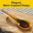 thumbnail image 7 of Omniware Simsbury Spoon Rest, 8.25" - Stoneware Utensil Holder with Lead-Free Glaze - Arched Handle, Heat-Resistant, Dishwasher Safe Kitchen Accessory for Cooking (Yellow), 7 of 7