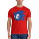 thumbnail image 3 of Camisetas con el logotipo de la cabeza para hombre, camiseta divertida de Sonic, camiseta de manga corta con cuello redondo, ropa de algodón puro recién llegada, 3 of 5