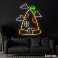thumbnail image 2 of Craftnamesign Pizza House Neon Sign, Pizza Shop LED Sign, Pizza Decor Gift, 2 of 4