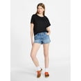 thumbnail image 2 of No Boundaries Cotton Tee with Short Sleeves, Women's XXS-XXL, 2 of 5