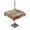 Multicolor, variant on Outdoor Tablecloths with Umbrella Hole & Zipper, Nautical Anchor 54x54 Inch Square Tablecloths, Country Vintage Colorful Wooden Plank Waterproof Table Cloth, Patio/Pool/Picnic Table Covers