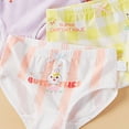 thumbnail image 5 of Yindaity Toddler Girl Panties Girls Potty Trainer Underwear Toddler Girls Briefs(Yellow,8-12 Years), 5 of 5