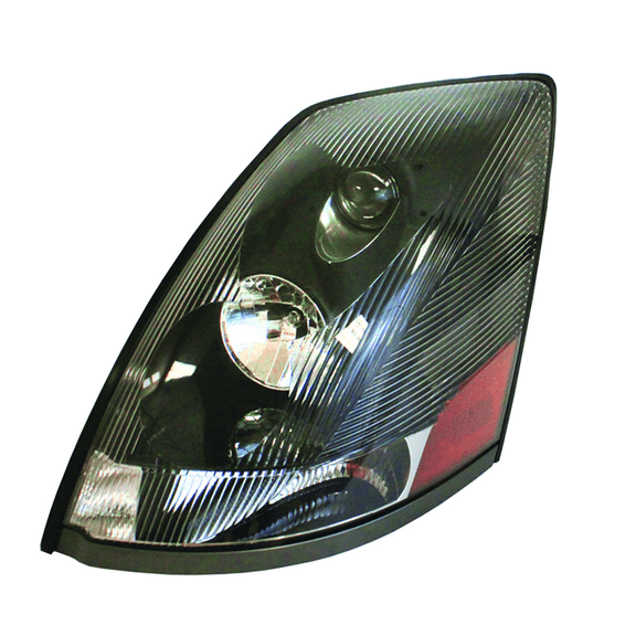 Headlight Assembly ~ LH | 2004-2018 Volvo VNL | Volvo 82329124 / 85020247 / 20817107 / 20496653 | FleetRun FR-LITE007