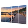 thumbnail image 2 of Designart "Coeur D Alene s Beauty in Idaho II" Idaho Metal Wall Décor Set, 2 of 5